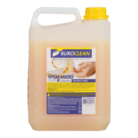 Крем-мило 5л Молоко та мед BUROCLEAN EuroStandart, 10600103